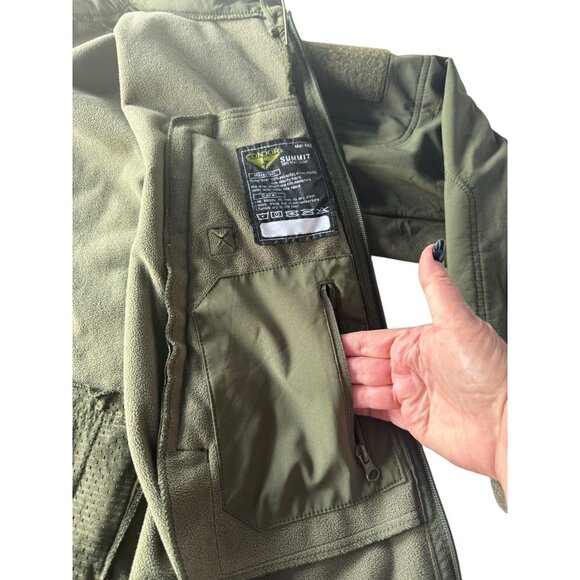 Condor Men's Sz L 602 Summit Soft Shell Jacket in Olive Green - Picture 7 of 14